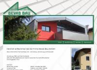 Website von Bevab Bau GesmbH