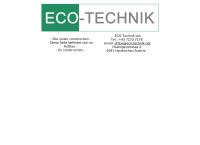 Website von Eco-Technik Limited