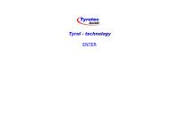 Website von Tyrotec GmbH