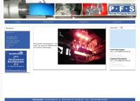 Website von Pfs-Sondermaschinenbau OG