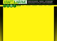 Website von Kraft & Wärme Heizung-Lüftung-Sanitär GmbH