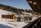 Hotel Die Bergquelle - Aussicht vom Balkon auf die Achterjet Gondelbahn in Flachau