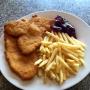 Schnitzel mit Pommes