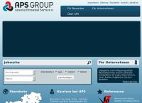 Website von APS Austria Personalservice