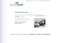 Website von Christian Kocher - Christian Kocher Versicherungsmakler