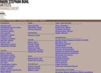 Website von Mark Stephan Buhl - Mark Stephan Buhl Artists Management
