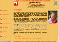 Website von Helga Chmel - Wiener Stadtführungen Für Individualisten