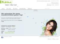 Website von Friseursalon Käthe