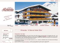Website von Hotel Hirlanda GmbH