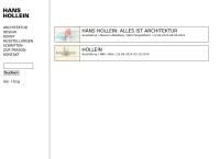 O.univ.prof.mag.arch. Hans Hollein