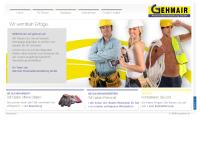 Website von Gehmair Personalbereit- Stellung GmbH