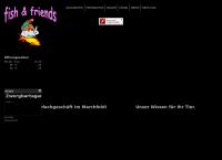 Website von fish & friends Wagner Monika