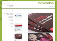 Website von November Design & PR GmbH