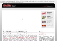 Website von BASRY SPORT GmbH Sportartikelhandel