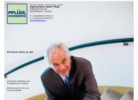 Website von Ingenieurbüro Walter Pflügl