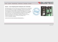 Website von Bustec Haustechnik-Vertriebs GmbH