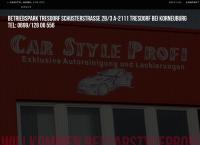 Website von Car Style Profi Inh. Peter Horinka