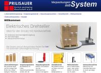 Website von Prilisauer System Packaging Gesellschaft m.b.H.