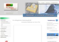 Website von Pro-Medien Webdesign und Verlag e.U.