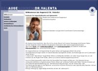Website von Dr. Franz Michael Valenta - Facharzt Für Augenheilkunde und Optometrie