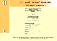 Rampler Josef Andreas, Dr.