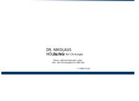 Hölbling Nikolaus OA Dr