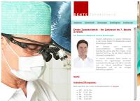 Website von DENTS Zahnästhetik, Dr. Peter Marada