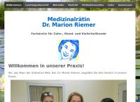 Website von Dr. Marion Elisabeth Riemer