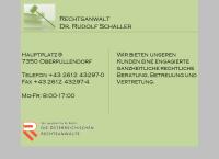 Schaller Rudolf, Ra Dr.