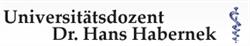 Habernek Hans, Univ.doz.dr.