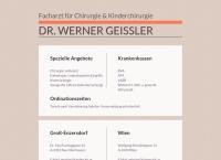 Geissler Werner, Dr.