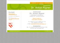 Website von Aigner Anton, Ra Dr.