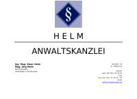 Website von Helm Klaus, Ra Ing.mag.