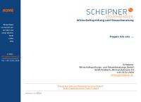 Website von Scheipner Wirtschaftsprüfungs- und Steuerberatungs GmbH