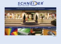 Website von Schneider KG, Papier - Büro - Druck