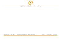 Website von Univ.prof. Dr. Thomas Bauernhofer