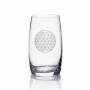 Wasserglas Blume des Lebens