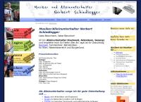 Website von Alleinunterhalter und Musikant am Akkordeon - Norbert Schindlegger