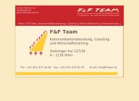 Website von F & F Team f Kommunikationsberatung Inh Feldmann Werner