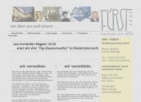 Website von DDr. Fürst Realtreuhand Ges.mbH.