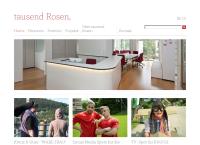 Website von tausend Rosen Filmproduktion und Werbung GmbH