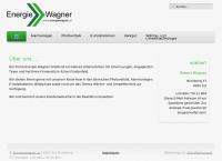 Website von Energie Wagner GmbH