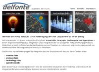 Website von delfonte Business Services GmbH
