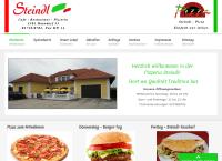 Website von Monika Steindl - Cafe Restaurant Pizzeria