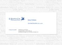 Website von E. Kaup & Cie GmbH