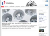 Website von Bosch Mahle Turbo Systems Austria GmbH &co. KG