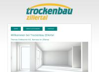 Website von TROCKENBAU ZILLERTAL Thomas Gröblacher KG