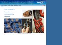 Website von Fördergurt- und Kompensatorenproduktions GmbH