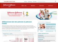 Website von Johnson & Johnson Gesellschaft m.b.H.