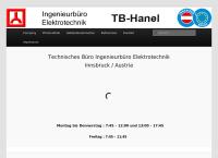 Website von TB-Peter Hanel Technisches Büro für Elektrotechnik Gesellschaft m.b.H.
